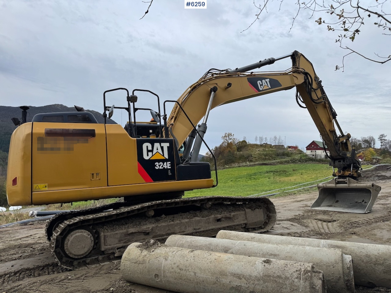 Gravemaskin 2012 Cat 324 E w/ rotor tilt, sanding bucket and digging bucket.: bilde 9