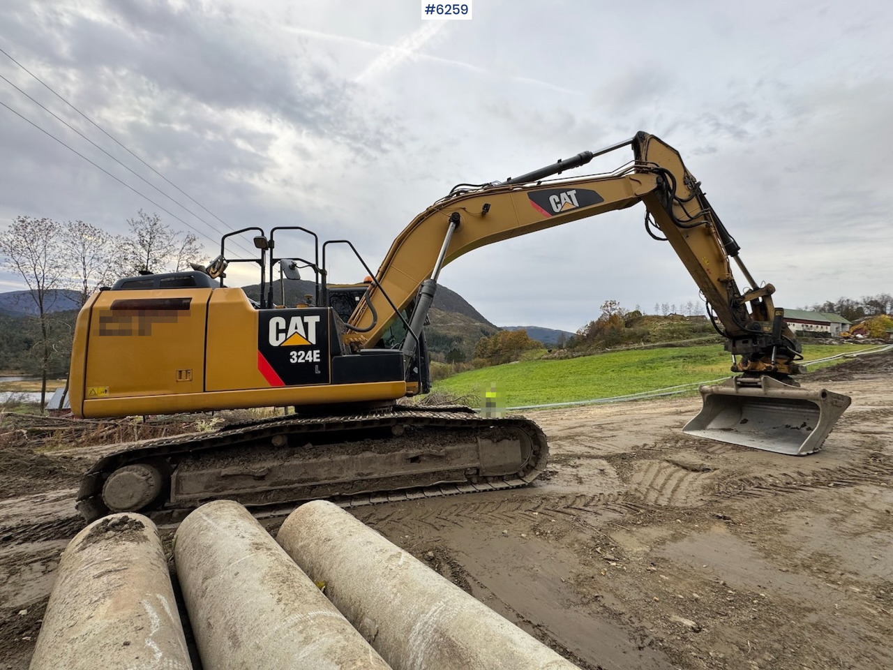Gravemaskin 2012 Cat 324 E w/ rotor tilt, sanding bucket and digging bucket.: bilde 10