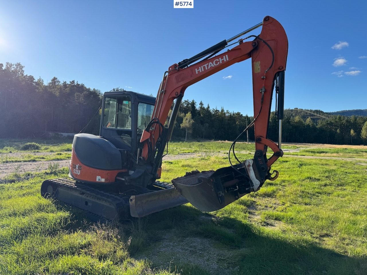 2012 Hitachi ZX 52 U-3 CLR - Gravemaskin: bilde 4 2012 Hitachi ZX 52 U-3 CLR - Gravemaskin: bilde 4