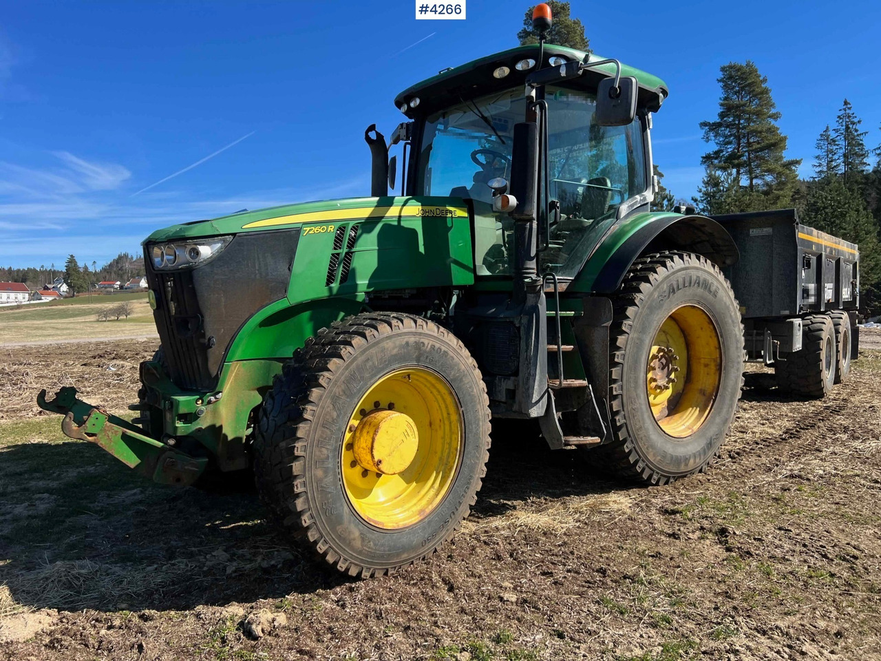 2012 John Deere 7260R Tractor w/ PTO - Traktor: bilde 4 2012 John Deere 7260R Tractor w/ PTO - Traktor: bilde 4