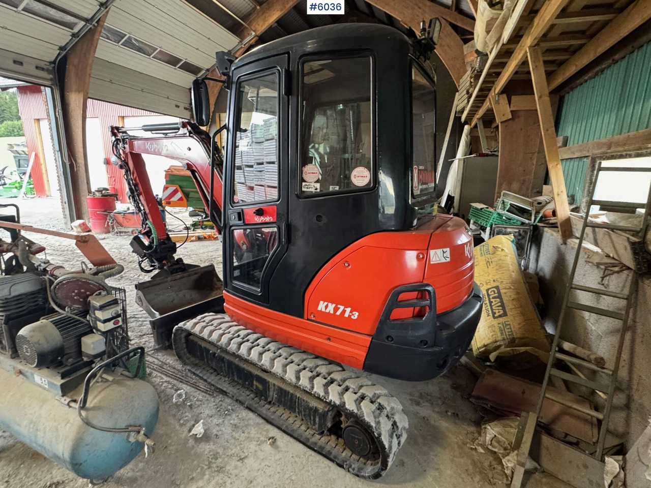 2013 Kubota kx71-3 w/ Rotor tilt, gravel bucket and sanding bucket! - Gravemaskin: bilde 3 2013 Kubota kx71-3 w/ Rotor tilt, gravel bucket and sanding bucket! - Gravemaskin: bilde 3