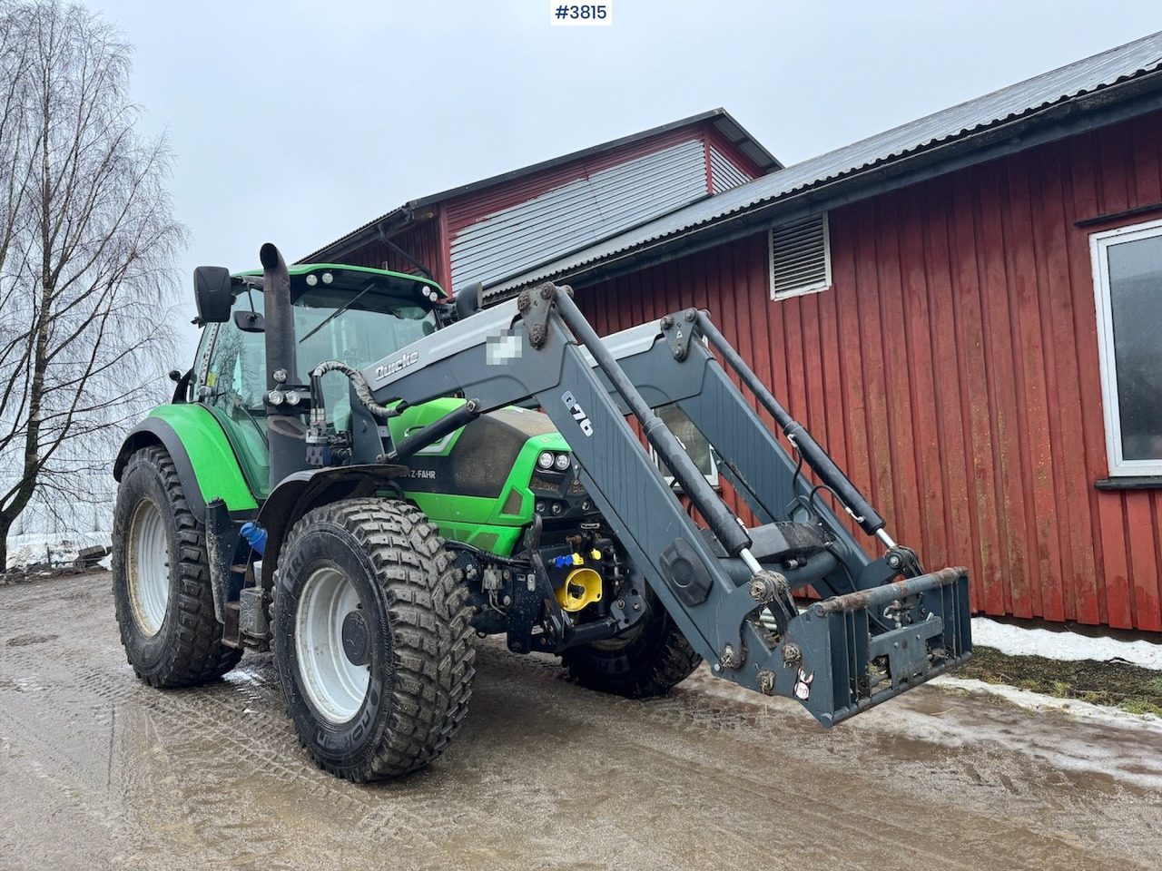 2015 Deutz-fahr 6190 Agrotron w/ Front loader, Front PTO and 2 sets of tires. - Traktor: bilde 2 2015 Deutz-fahr 6190 Agrotron w/ Front loader, Front PTO and 2 sets of tires. - Traktor: bilde 2