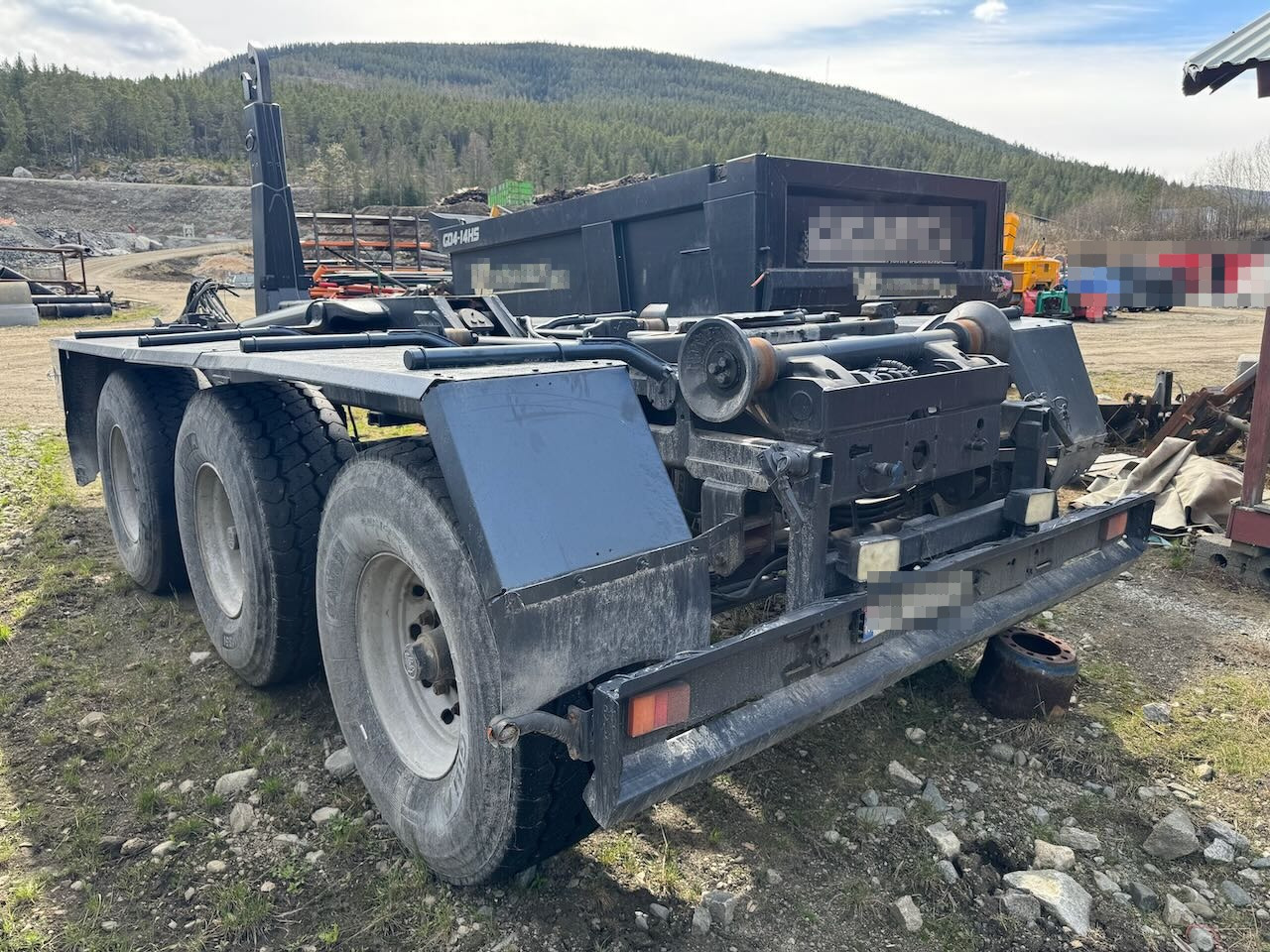 Lavloader tilhenger 2015 Fliegl hook trailer: bilde 8