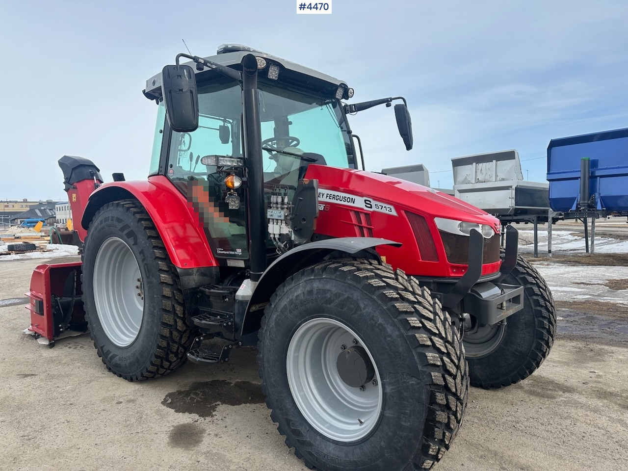 2018 Massey Ferguson MF5713 S w/ 2020 Dalen snow blower - Traktor: bilde 3 2018 Massey Ferguson MF5713 S w/ 2020 Dalen snow blower - Traktor: bilde 3
