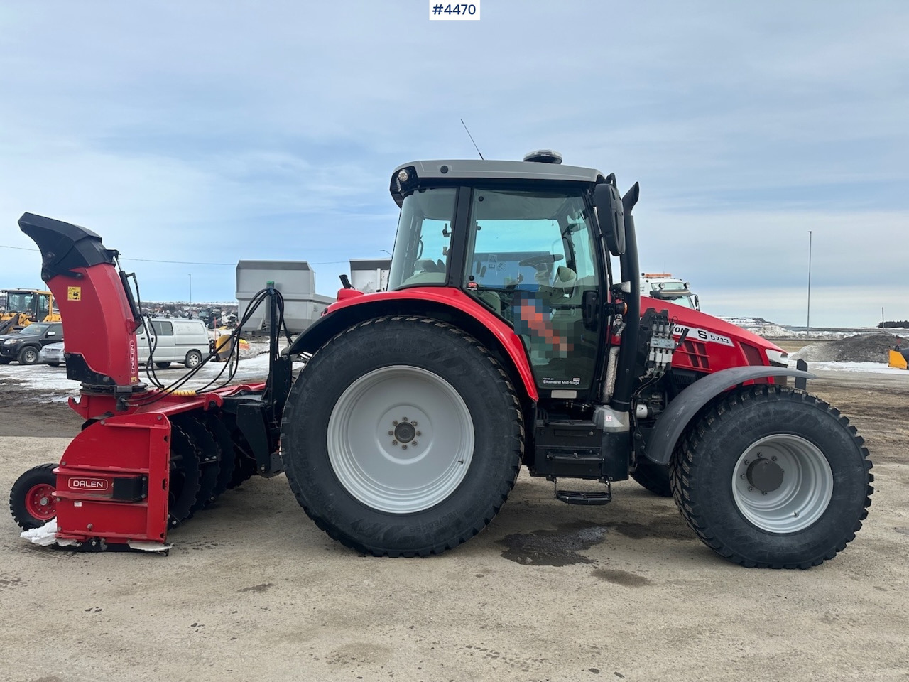 2018 Massey Ferguson MF5713 S w/ 2020 Dalen snow blower - Traktor: bilde 1 2018 Massey Ferguson MF5713 S w/ 2020 Dalen snow blower - Traktor: bilde 1