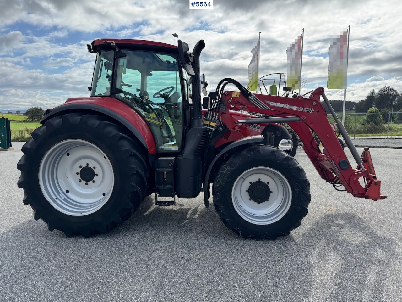 2019 Case IH Luxxum 120 m/ frontlaster. - Traktor: bilde 4 2019 Case IH Luxxum 120 m/ frontlaster. - Traktor: bilde 4