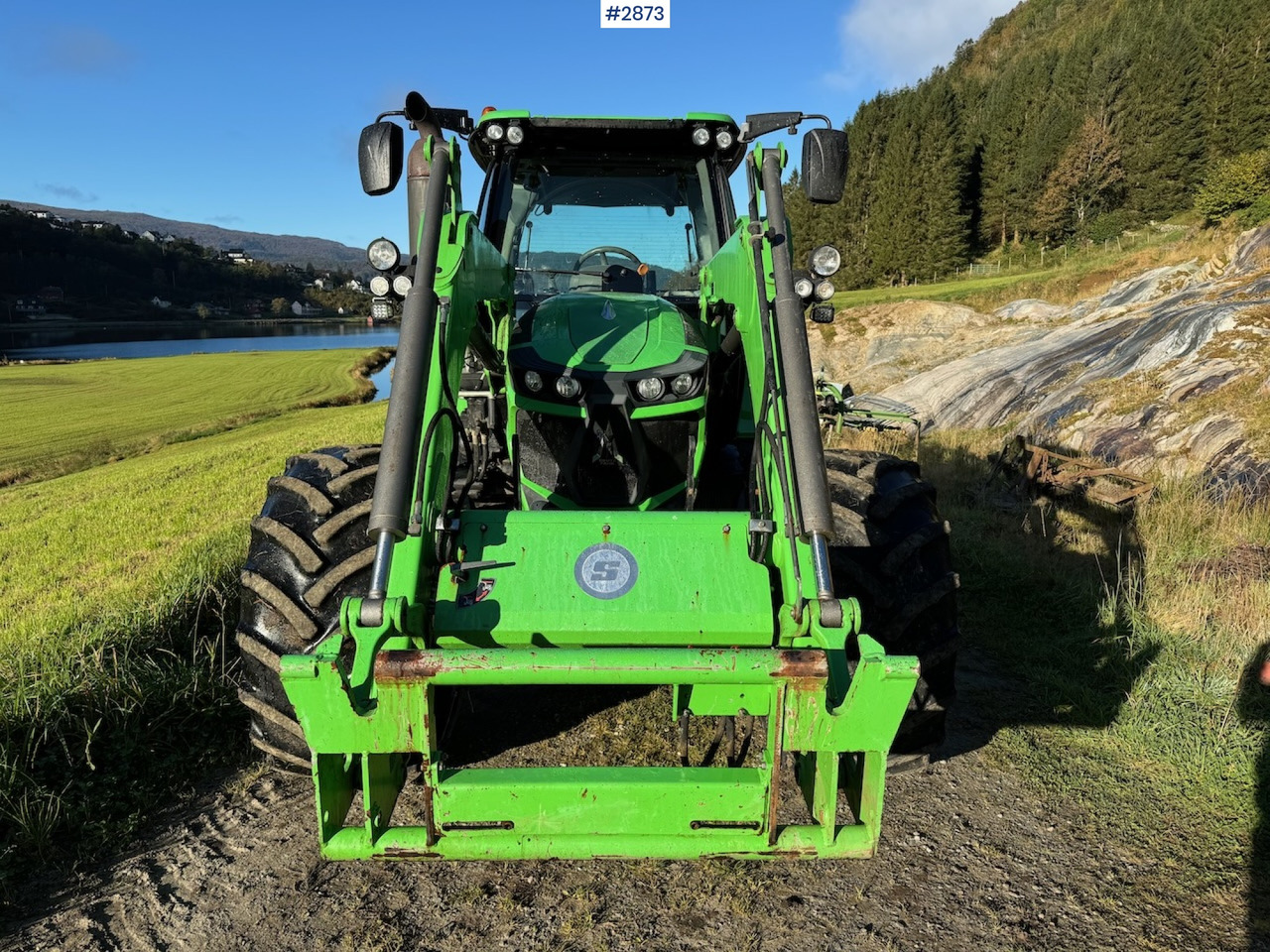 2019 Deutz-Fahr 6120 TV w/front loader and twin wheels - Traktor: bilde 2 2019 Deutz-Fahr 6120 TV w/front loader and twin wheels - Traktor: bilde 2