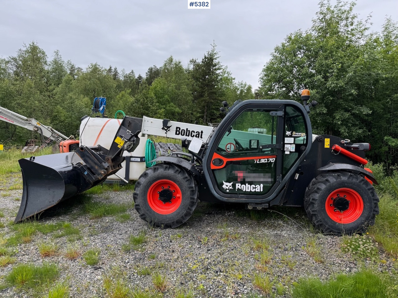 2021 Bobcat TL30.70DB m/ bucket, pallet fork and 4 chains. - Gaffeltruck: bilde 2 2021 Bobcat TL30.70DB m/ bucket, pallet fork and 4 chains. - Gaffeltruck: bilde 2