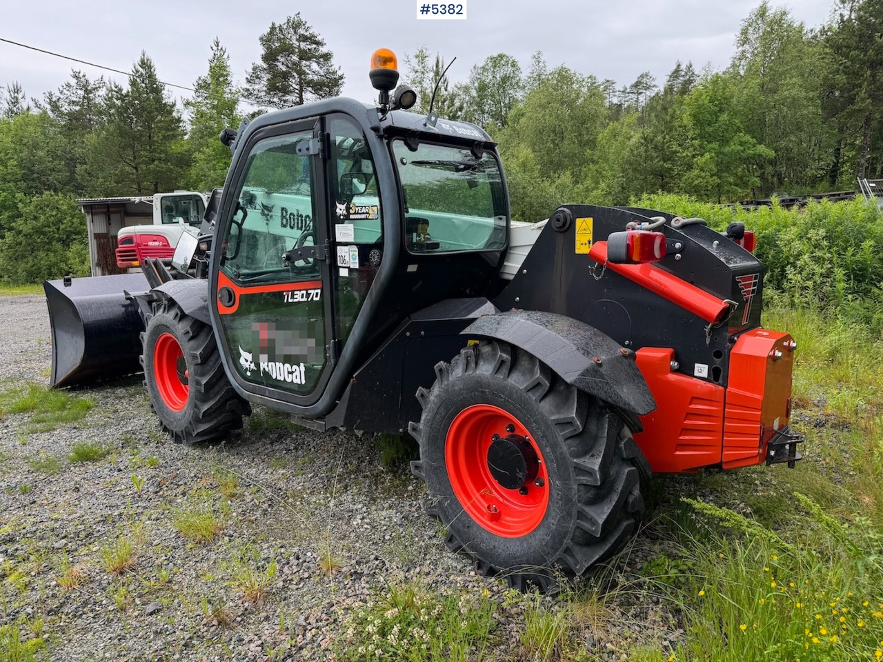 2021 Bobcat TL30.70DB m/ bucket, pallet fork and 4 chains. - Gaffeltruck: bilde 4 2021 Bobcat TL30.70DB m/ bucket, pallet fork and 4 chains. - Gaffeltruck: bilde 4