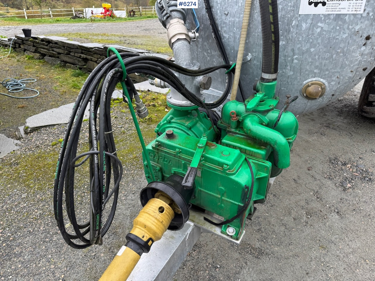 2024 Garcia C-60 6000 liter manure wagon w/ vacuum, combi and cannon. - Gjødselvogn: bilde 5 2024 Garcia C-60 6000 liter manure wagon w/ vacuum, combi and cannon. - Gjødselvogn: bilde 5