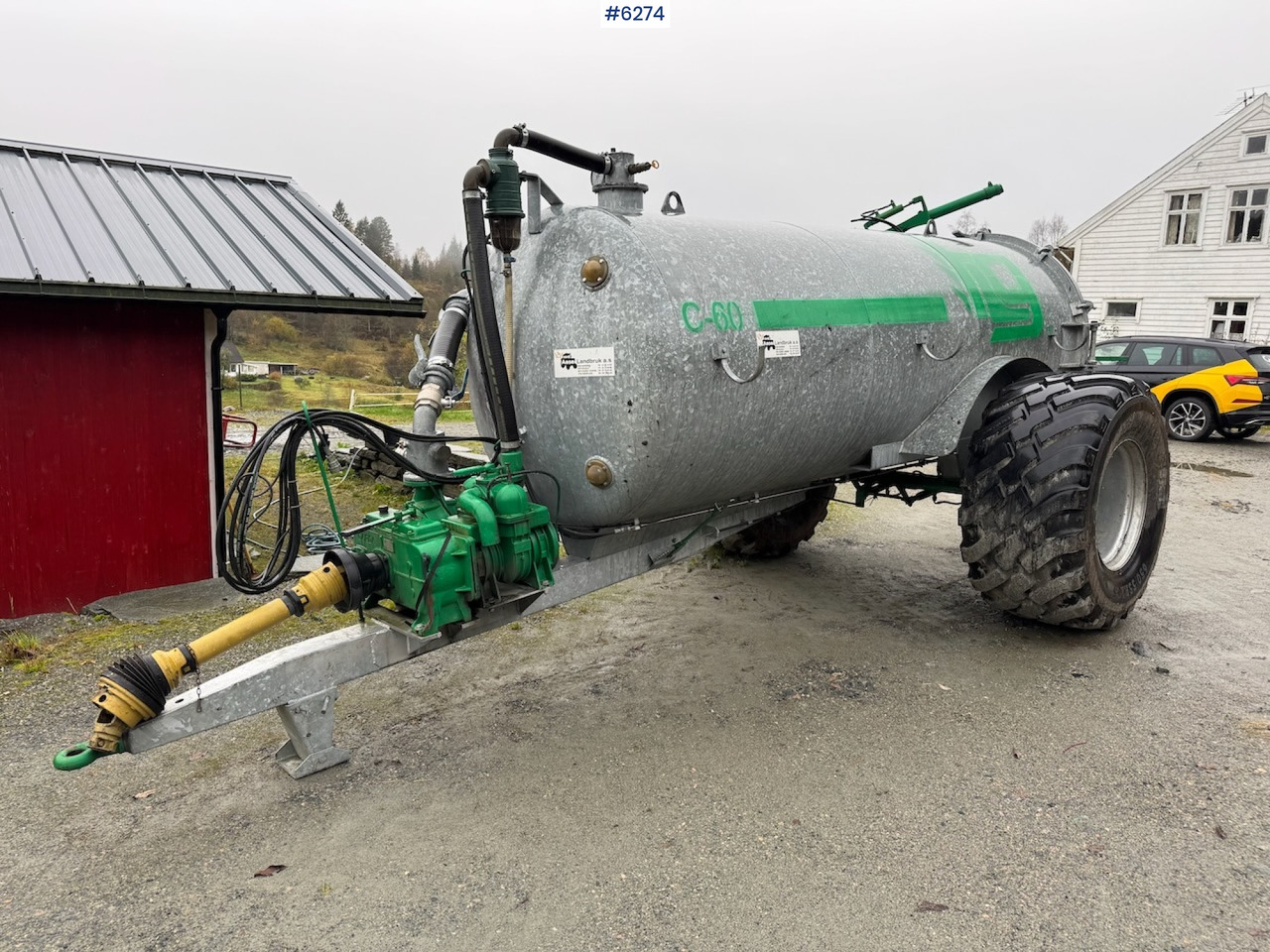 2024 Garcia C-60 6000 liter manure wagon w/ vacuum, combi and cannon. - Gjødselvogn: bilde 4 2024 Garcia C-60 6000 liter manure wagon w/ vacuum, combi and cannon. - Gjødselvogn: bilde 4