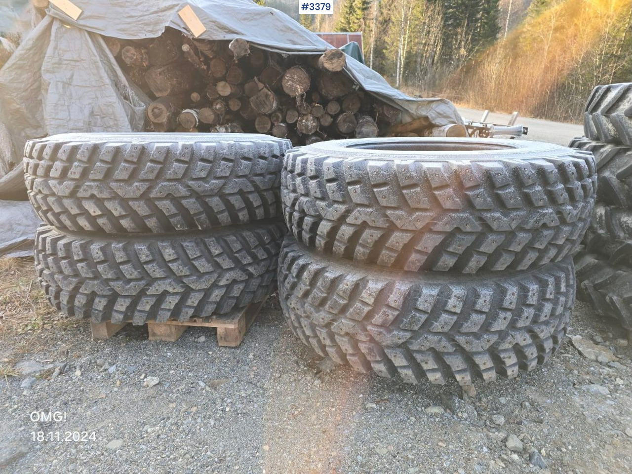 4 Nokian tires on rims for JCB - Komplett hjul: bilde 1 4 Nokian tires on rims for JCB - Komplett hjul: bilde 1