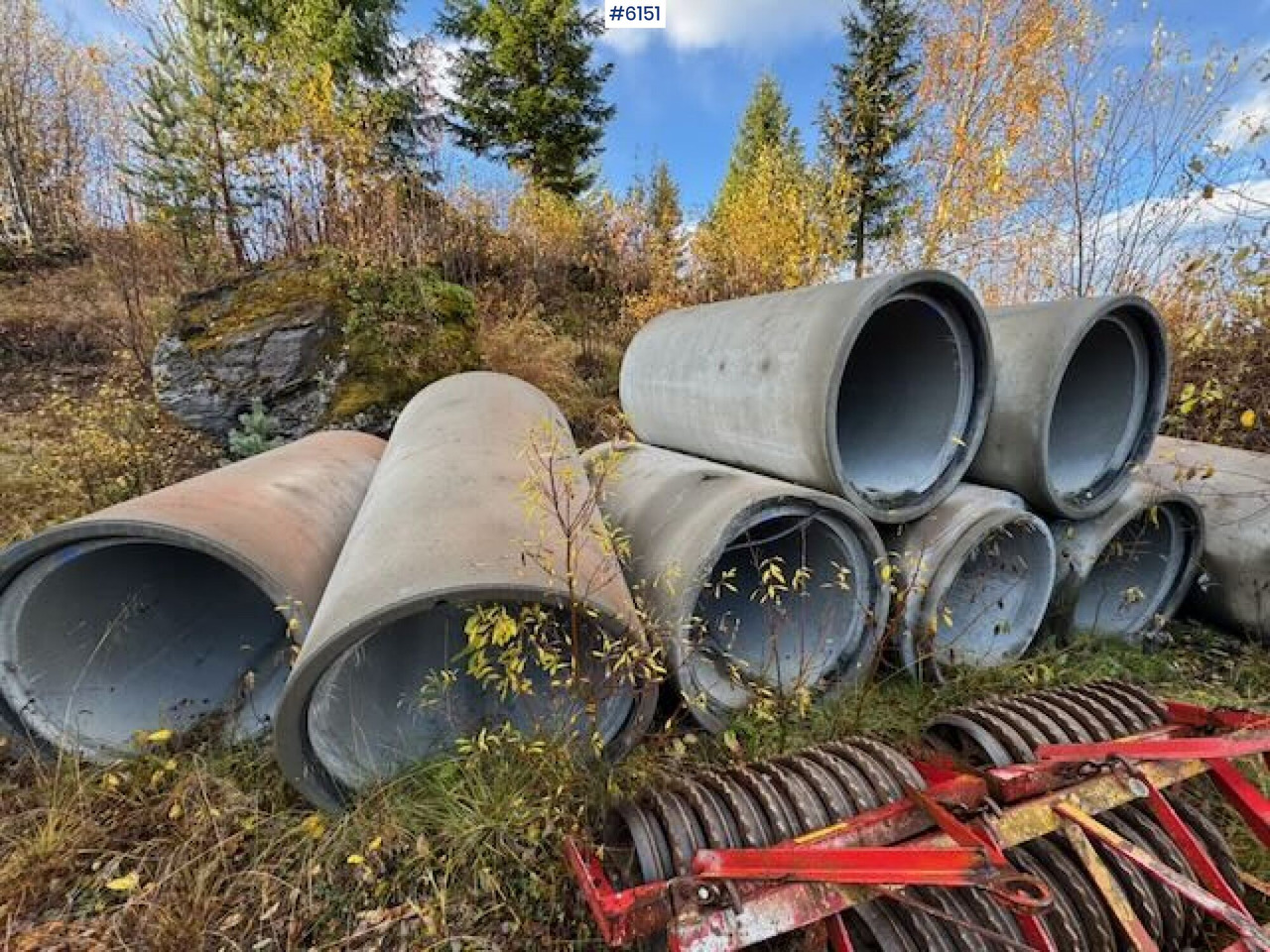 9 concrete pipes - Anleggsmaskiner: bilde 2 9 concrete pipes - Anleggsmaskiner: bilde 2