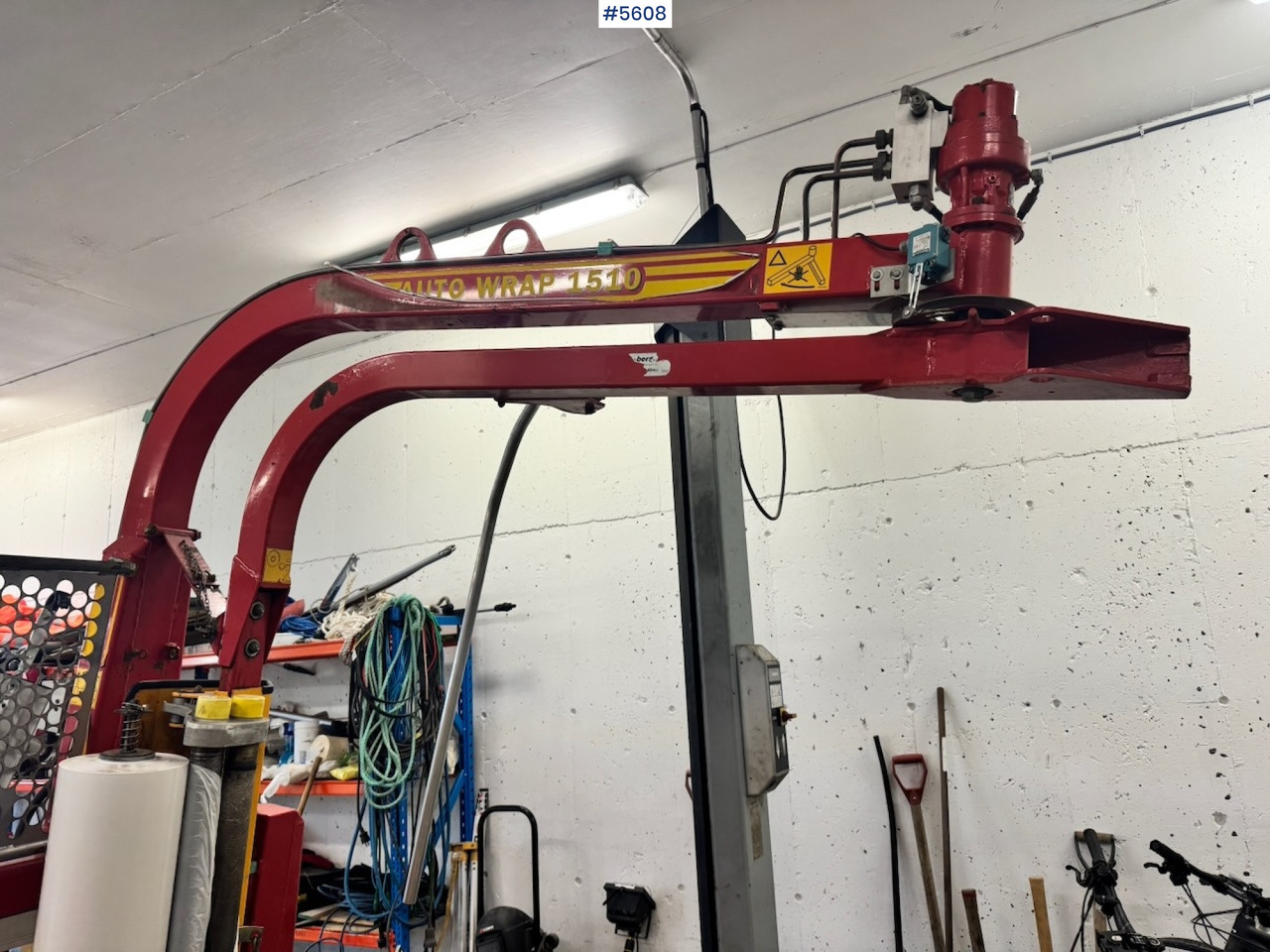 Approx. 2005 Tellefsdal Round Bale Wrapper. New control box - Grasutstyr: bilde 2 Approx. 2005 Tellefsdal Round Bale Wrapper. New control box - Grasutstyr: bilde 2