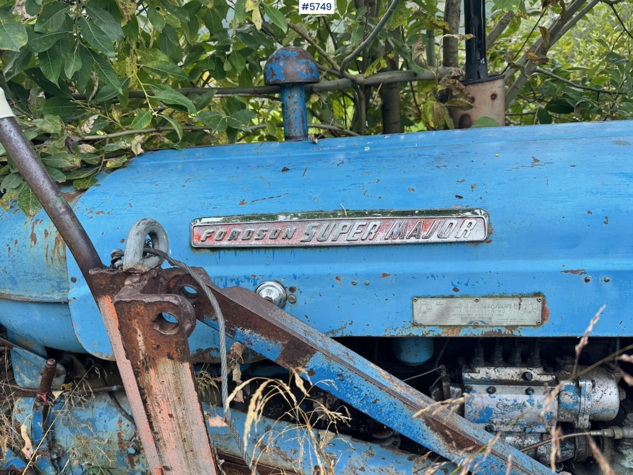 Ca. 1961 Fordson Super Major 4×2 Tractor w/ Bucket - Traktor: bilde 5 Ca. 1961 Fordson Super Major 4×2 Tractor w/ Bucket - Traktor: bilde 5