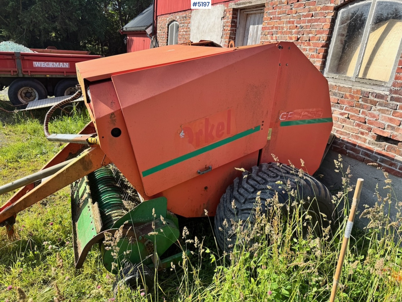 Ca. 2000 Orkel GP1250 Rundballepresse - Grasutstyr: bilde 3 Ca. 2000 Orkel GP1250 Rundballepresse - Grasutstyr: bilde 3