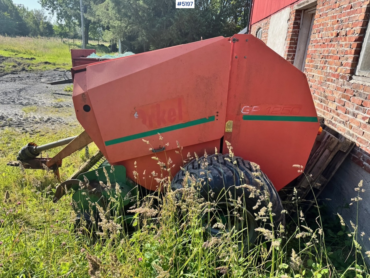 Ca. 2000 Orkel GP1250 Rundballepresse - Grasutstyr: bilde 4 Ca. 2000 Orkel GP1250 Rundballepresse - Grasutstyr: bilde 4