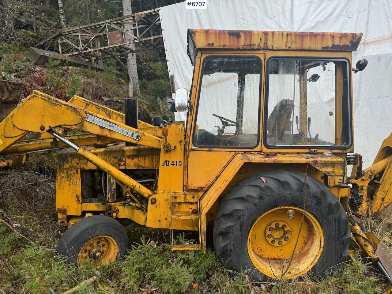 John Deere 410 Backhoe loader - Traktor: bilde 3 John Deere 410 Backhoe loader - Traktor: bilde 3