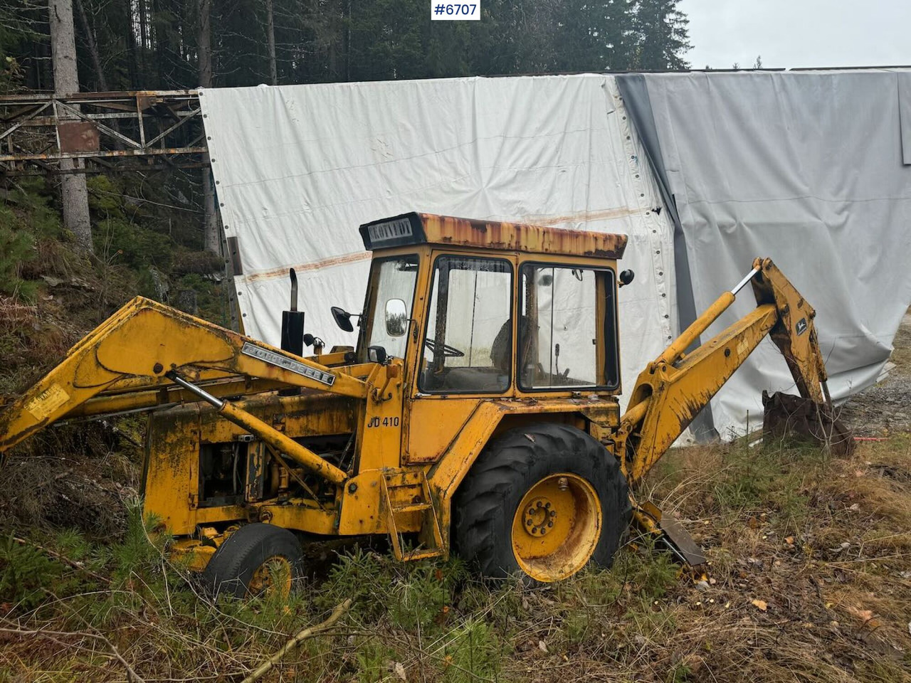 John Deere 410 Backhoe loader - Traktor: bilde 2 John Deere 410 Backhoe loader - Traktor: bilde 2