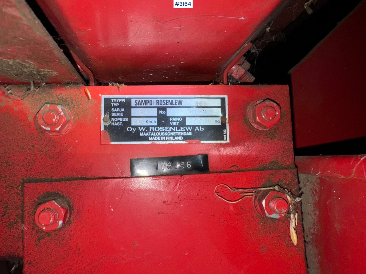 Skurtresker Sampo Rosenlew 360: bilde 10