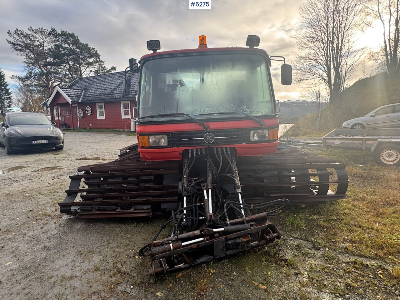 1985 Kässbohrer PB 270DS treadle machine w/ cutters and smoothing board - Utility-/ Spesiell maskin: bilde 2 1985 Kässbohrer PB 270DS treadle machine w/ cutters and smoothing board - Utility-/ Spesiell maskin: bilde 2