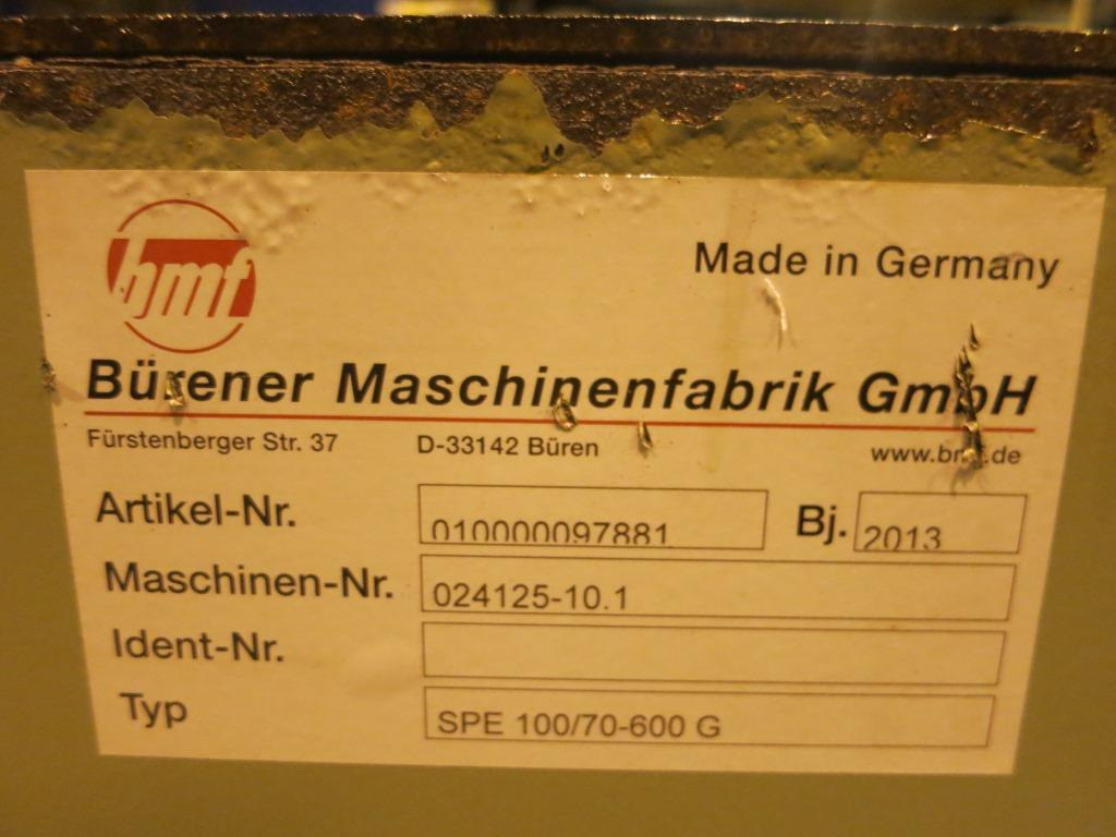 BMT SPE100/10-600G - Maskin: bilde 3 BMT SPE100/10-600G - Maskin: bilde 3