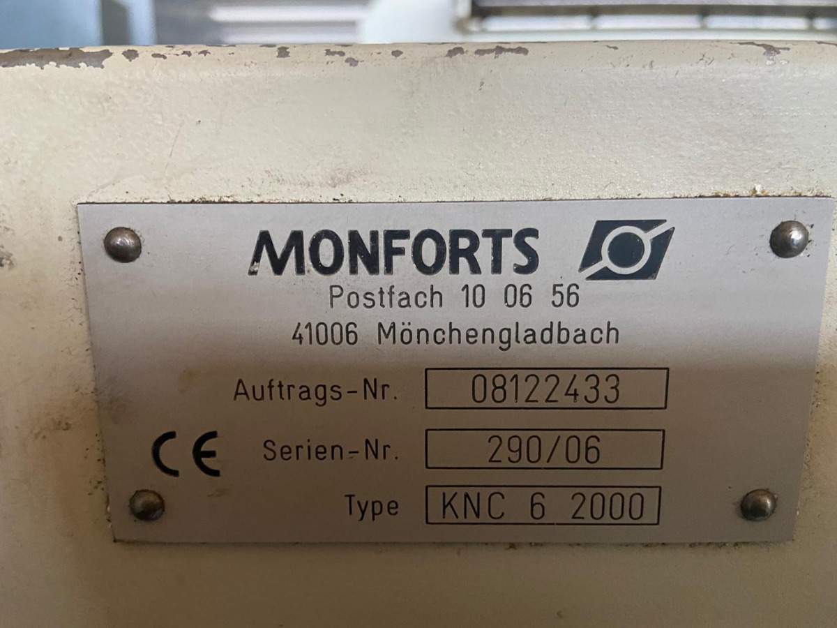 MONFORTS KNC 6-2000 - Metalldreiebenk: bilde 3 MONFORTS KNC 6-2000 - Metalldreiebenk: bilde 3
