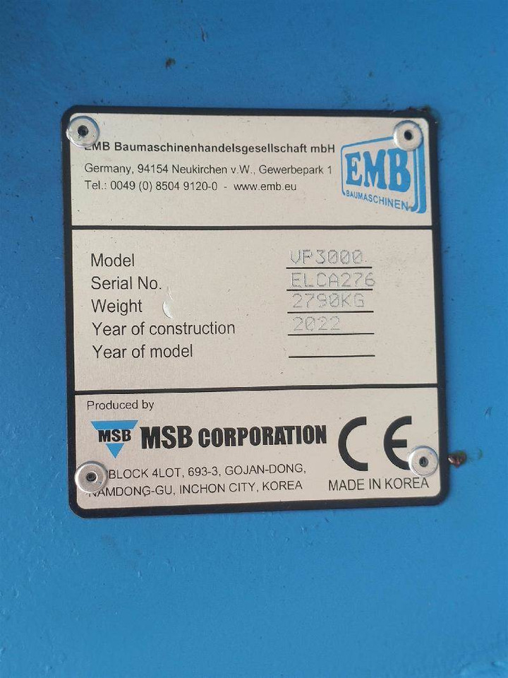 EMB VP3000 - Hydraulisk saks: bilde 3 EMB VP3000 - Hydraulisk saks: bilde 3