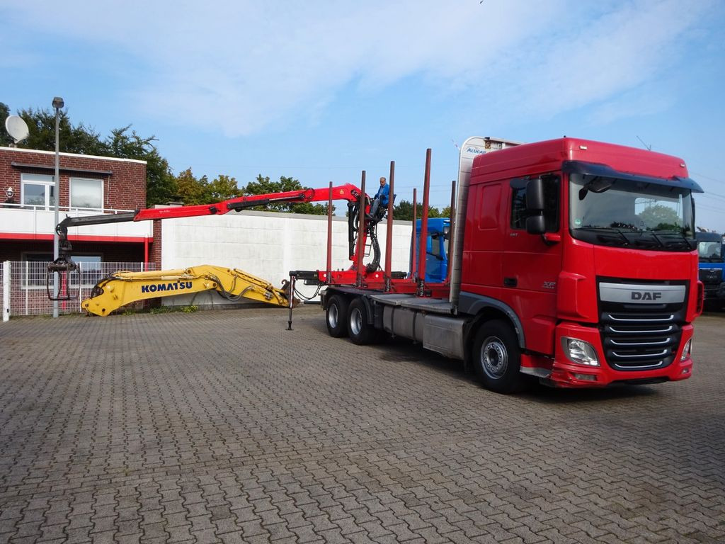 DAF XF 510 + EPSILON M120Z Holzheckladekran +Greifer - Tømmerbil, Kranbil: bilde 3 DAF XF 510 + EPSILON M120Z Holzheckladekran +Greifer - Tømmerbil, Kranbil: bilde 3