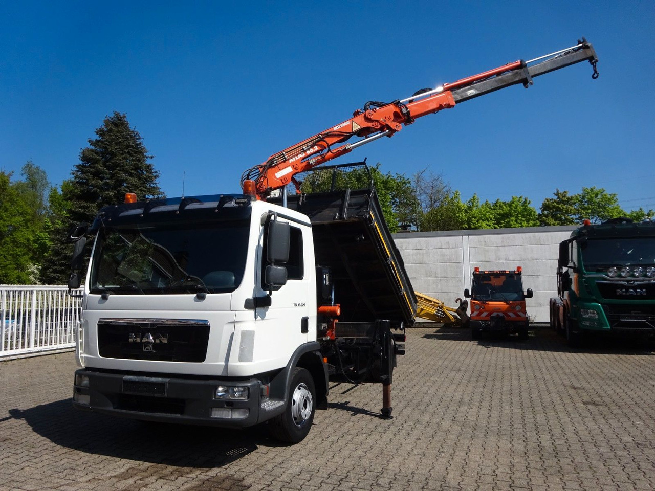 MAN 12.220 TGS + Atlas 85.2 Kran 4x2 - Tippbil, Kranbil: bilde 5 MAN 12.220 TGS + Atlas 85.2 Kran 4x2 - Tippbil, Kranbil: bilde 5
