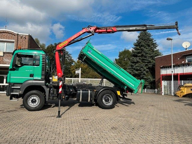 MAN 18.460 MEILLER 3SKipp PALFINGER PK 12002EH 4x2 - Tippbil, Kranbil: bilde 4 MAN 18.460 MEILLER 3SKipp PALFINGER PK 12002EH 4x2 - Tippbil, Kranbil: bilde 4