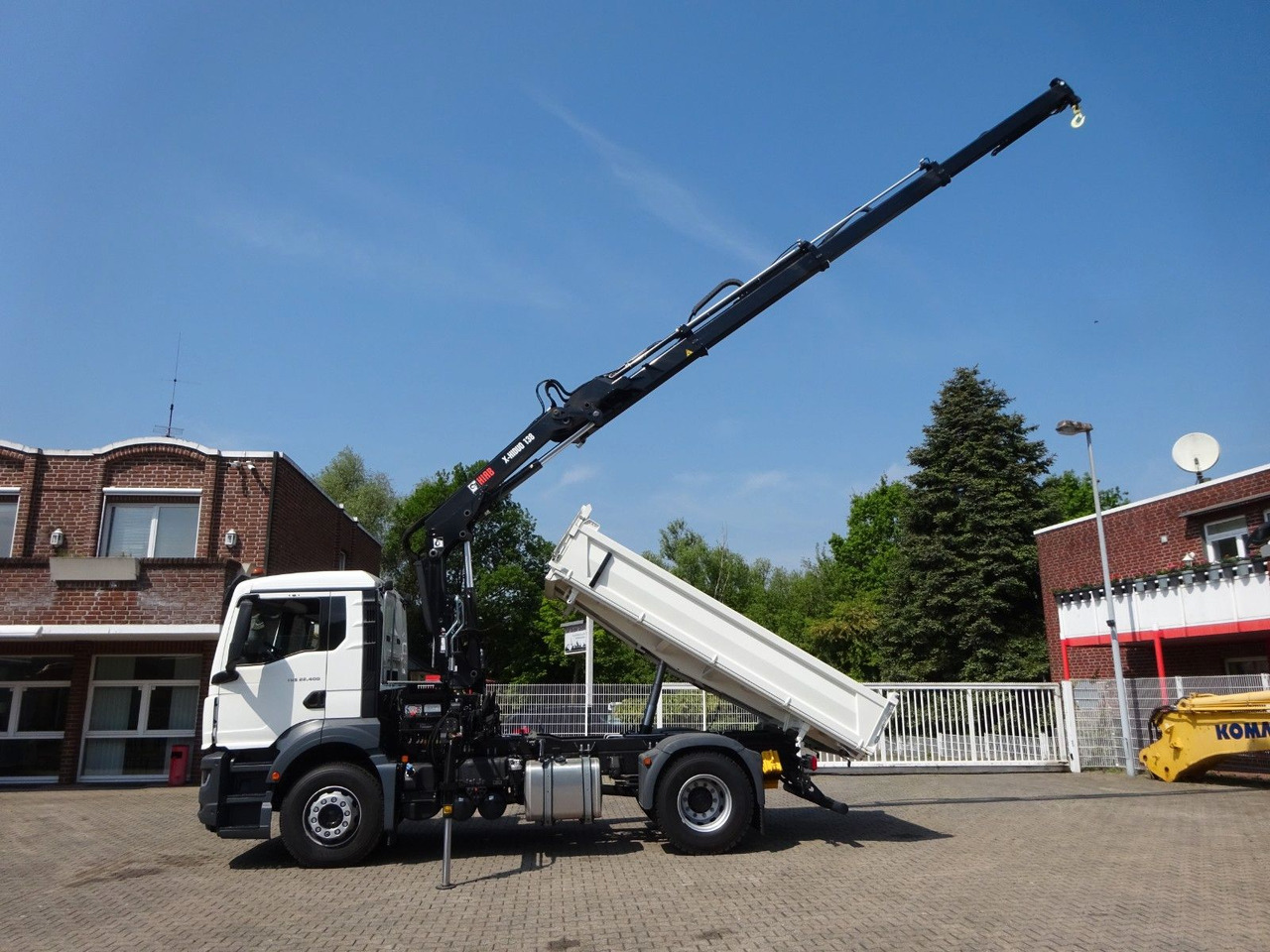 MAN 22.400 TGS + HIAB X-HIDUO 138 Kran - Tippbil, Kranbil: bilde 4 MAN 22.400 TGS + HIAB X-HIDUO 138 Kran - Tippbil, Kranbil: bilde 4