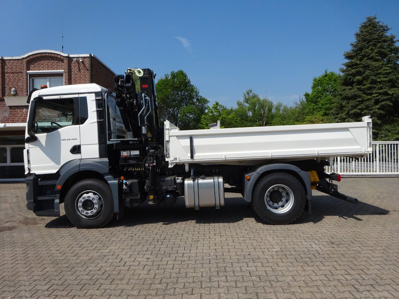 Tippbil, Kranbil MAN 22.400 TGS + HIAB X-HIDUO 138 Kran: bilde 7