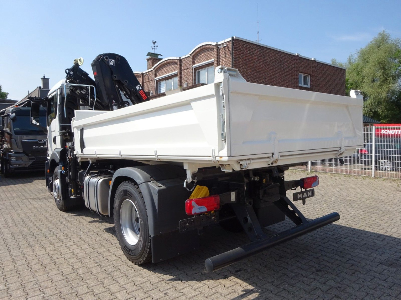 Tippbil, Kranbil MAN 22.400 TGS + HIAB X-HIDUO 138 Kran: bilde 8