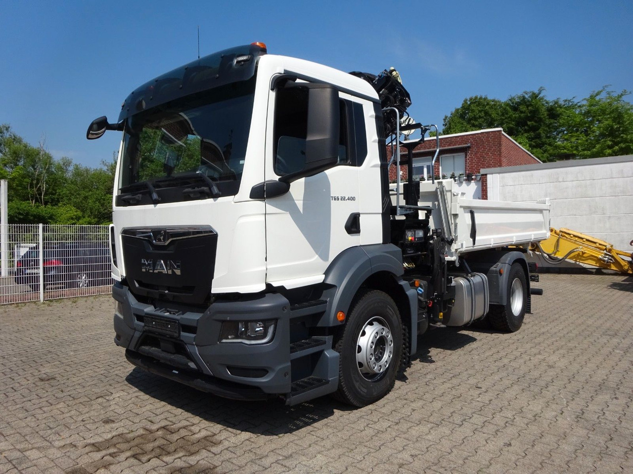 Tippbil, Kranbil MAN 22.400 TGS + HIAB X-HIDUO 138 Kran: bilde 6