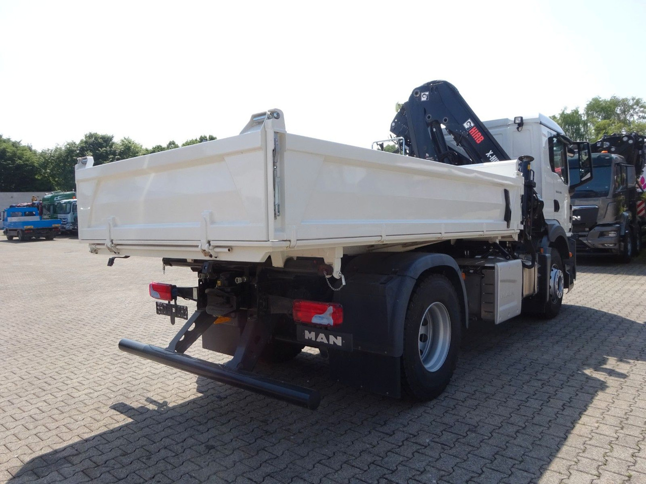 Tippbil, Kranbil MAN 22.400 TGS + HIAB X-HIDUO 138 Kran: bilde 12
