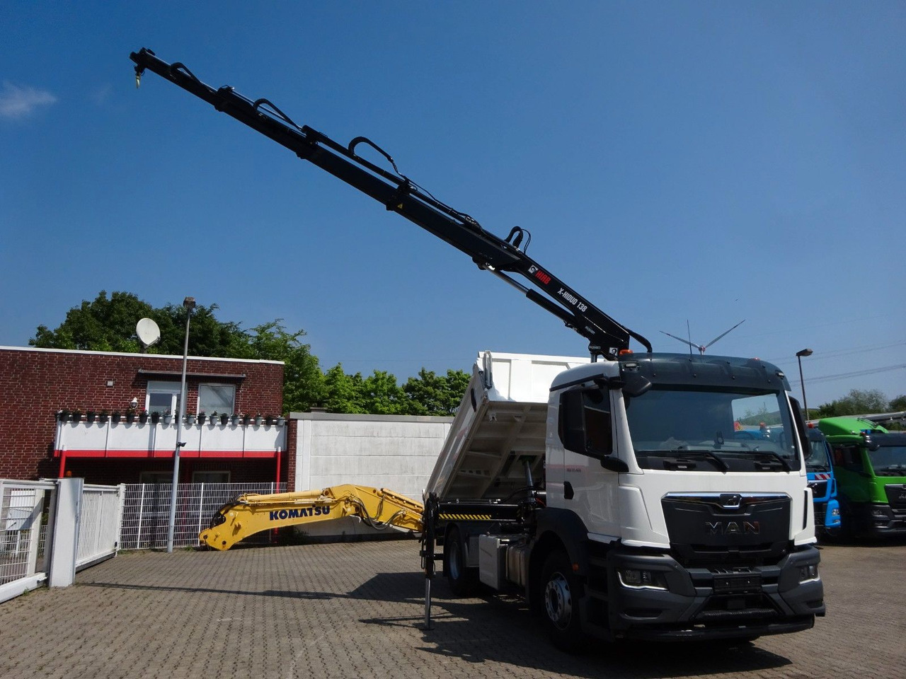 MAN 22.400 TGS + HIAB X-HIDUO 138 Kran - Tippbil, Kranbil: bilde 5 MAN 22.400 TGS + HIAB X-HIDUO 138 Kran - Tippbil, Kranbil: bilde 5