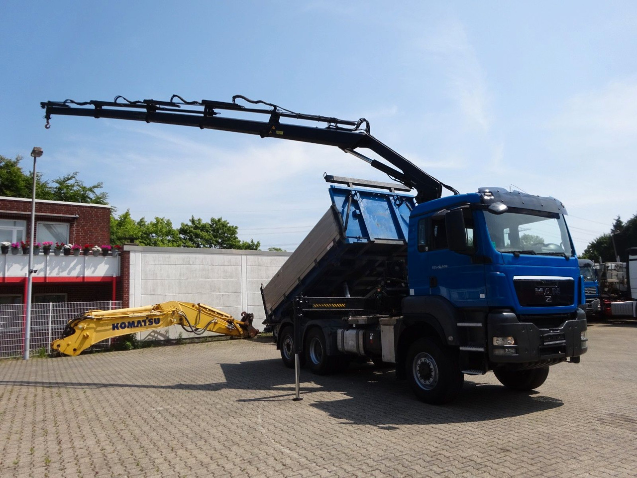 MAN 28.400 TGS 3Skipper+HIAB 166 E-4 HIPRPO 6x4-4 - Tippbil, Kranbil: bilde 4 MAN 28.400 TGS 3Skipper+HIAB 166 E-4 HIPRPO 6x4-4 - Tippbil, Kranbil: bilde 4
