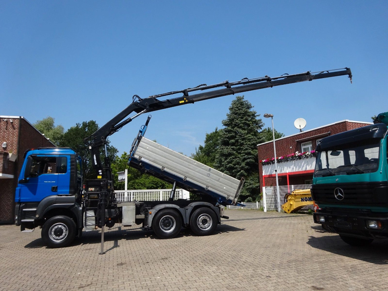 MAN 28.400 TGS 3Skipper+HIAB 166 E-4 HIPRPO 6x4-4 - Tippbil, Kranbil: bilde 3 MAN 28.400 TGS 3Skipper+HIAB 166 E-4 HIPRPO 6x4-4 - Tippbil, Kranbil: bilde 3