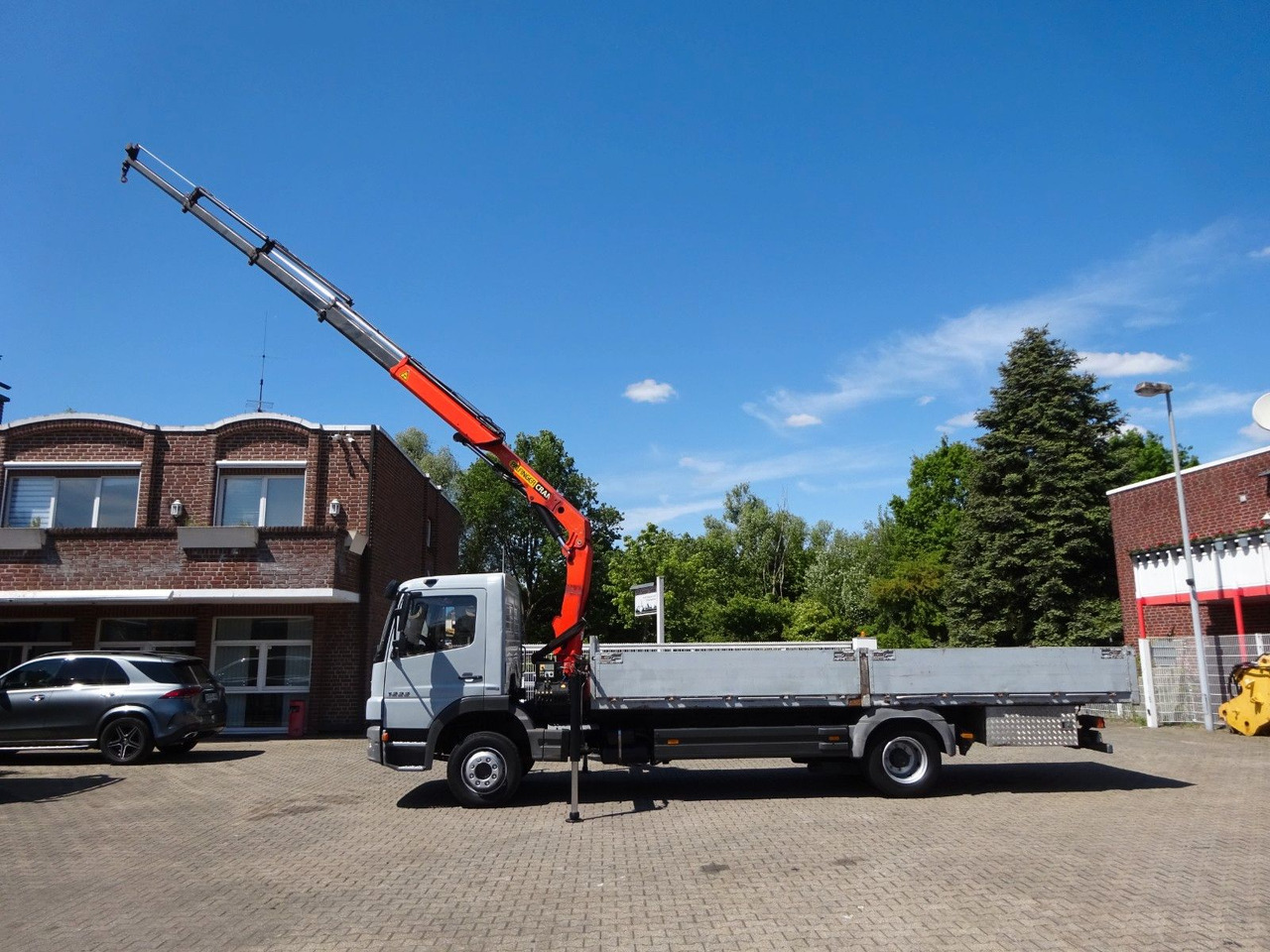 Mercedes-Benz 1222 Atego mit Palfinger PK8501 Kran 4x2 - Planbil, Kranbil: bilde 1 Mercedes-Benz 1222 Atego mit Palfinger PK8501 Kran 4x2 - Planbil, Kranbil: bilde 1