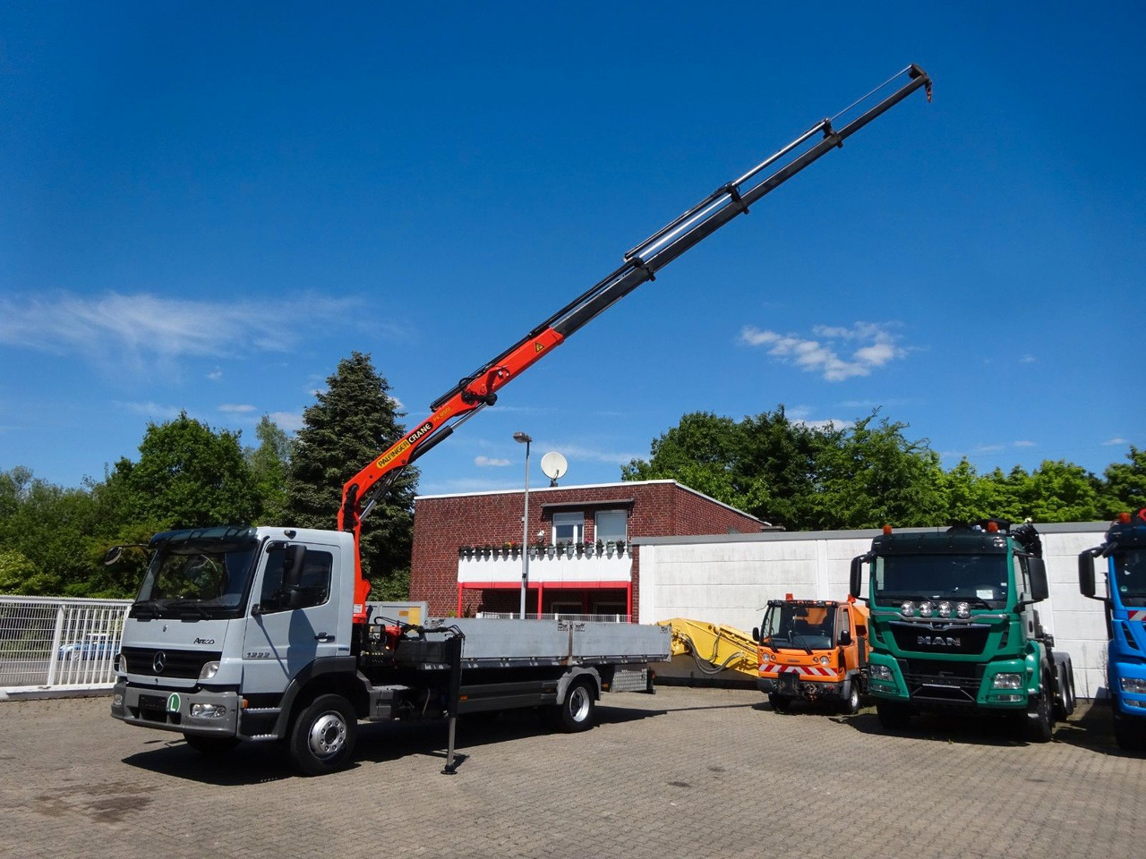 Mercedes-Benz 1222 Atego mit Palfinger PK8501 Kran 4x2 - Planbil, Kranbil: bilde 2 Mercedes-Benz 1222 Atego mit Palfinger PK8501 Kran 4x2 - Planbil, Kranbil: bilde 2