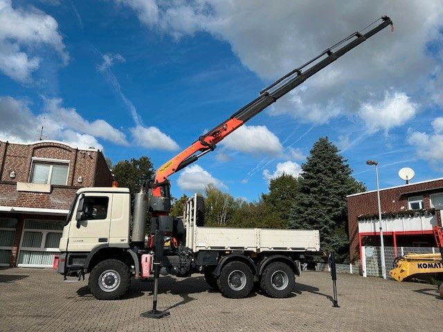 Mercedes-Benz 3344 Actros Pritsche + PK 34002 6x6 - Kranbil: bilde 1 Mercedes-Benz 3344 Actros Pritsche + PK 34002 6x6 - Kranbil: bilde 1