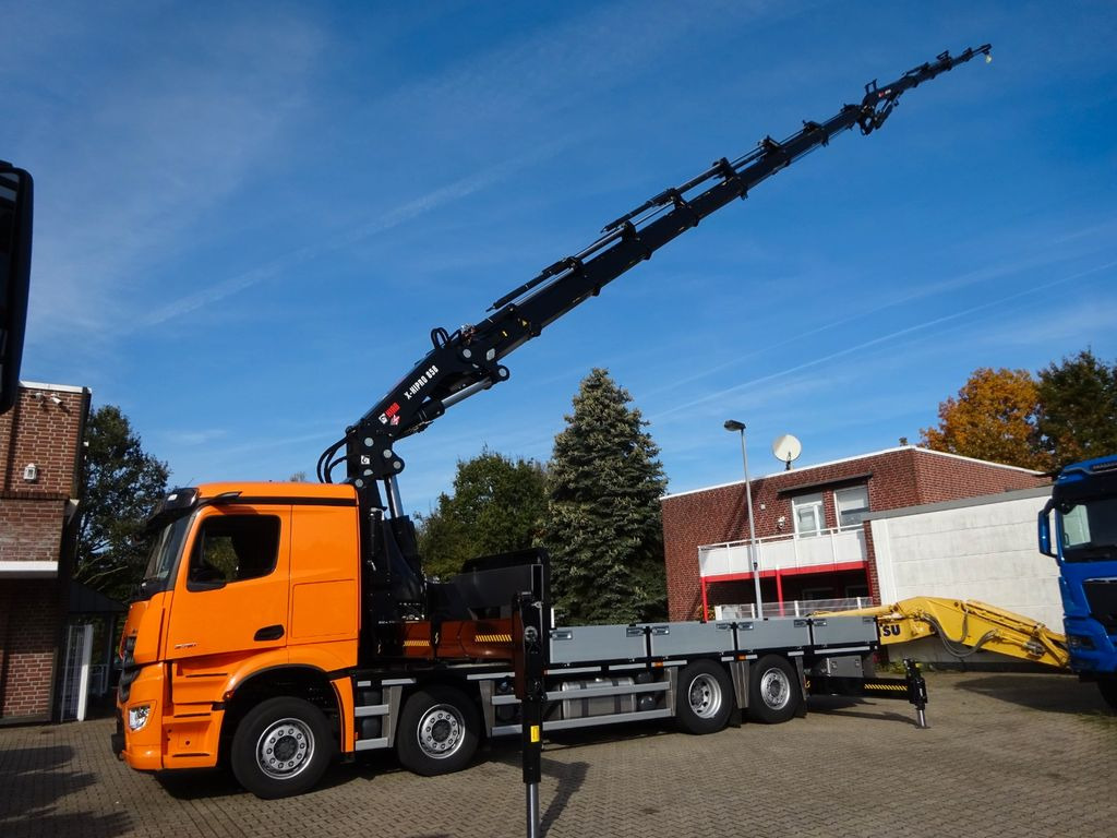 Mercedes-Benz 3751 Arocs Pritsche + HIAB 858 + JIB 8x2 - Kranbil, Planbil: bilde 1 Mercedes-Benz 3751 Arocs Pritsche + HIAB 858 + JIB 8x2 - Kranbil, Planbil: bilde 1