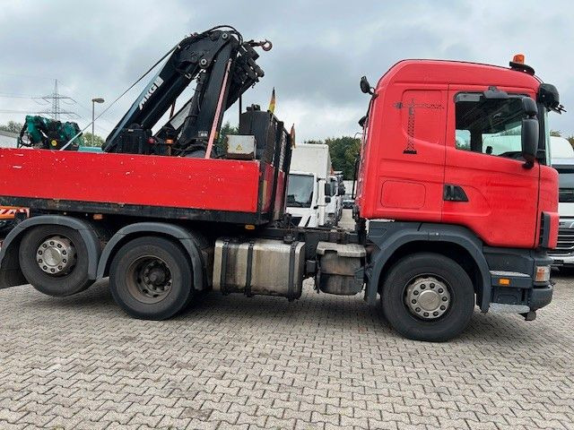 Scania 124 L 470 Pritsche + MKG HLK 201 HP 6x2 - Planbil, Kranbil: bilde 4 Scania 124 L 470 Pritsche + MKG HLK 201 HP 6x2 - Planbil, Kranbil: bilde 4