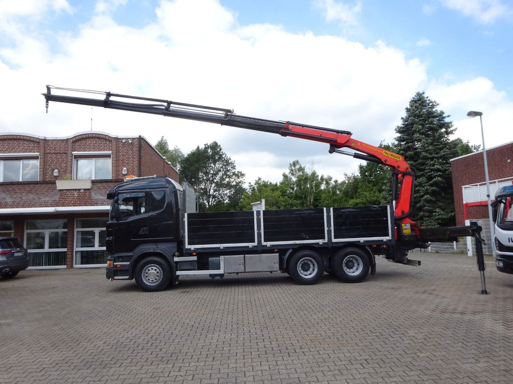 Scania R620 V8 Pritsche + PALFINGER 22002EH Kran Scania R620 V8 Pritsche + PALFINGER 22002EH Kran - Kranbil, Planbil: bilde 1 Scania R620 V8 Pritsche + PALFINGER 22002EH Kran Scania R620 V8 Pritsche + PALFINGER 22002EH Kran - Kranbil, Planbil: bilde 1