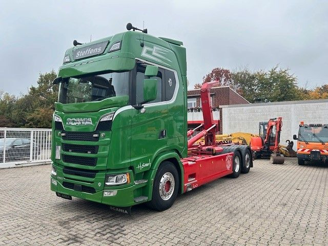 Scania S580 V8 MEILLER Abroller mit Lift+Lenkachse 6x2 - Krokbil: bilde 4 Scania S580 V8 MEILLER Abroller mit Lift+Lenkachse 6x2 - Krokbil: bilde 4