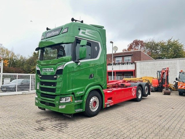 Scania S580 V8 MEILLER Abroller mit Lift+Lenkachse 6x2 - Krokbil: bilde 3 Scania S580 V8 MEILLER Abroller mit Lift+Lenkachse 6x2 - Krokbil: bilde 3