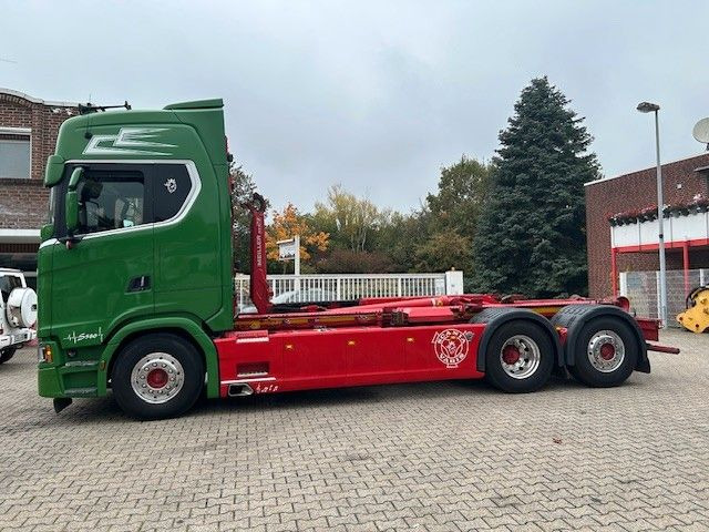 Scania S580 V8 MEILLER Abroller mit Lift+Lenkachse 6x2 - Krokbil: bilde 5 Scania S580 V8 MEILLER Abroller mit Lift+Lenkachse 6x2 - Krokbil: bilde 5
