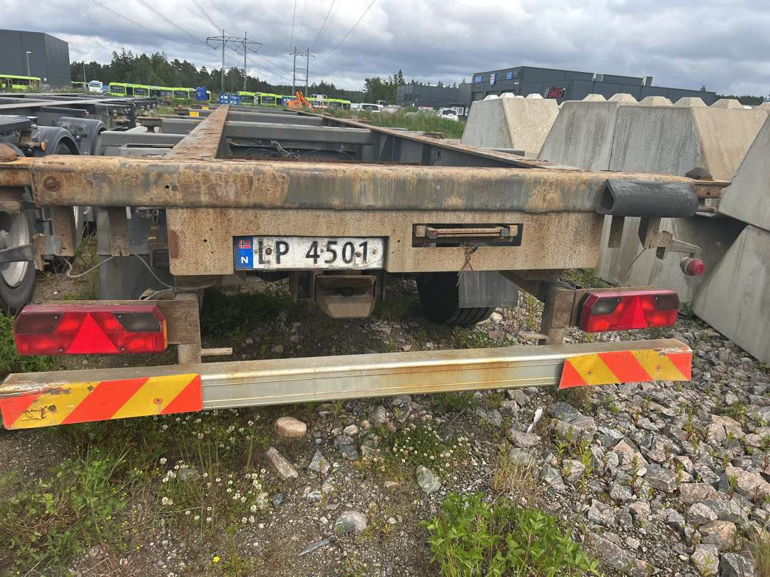 2008 Container henger TRACON CONT SEMI. EU-godkjent - Container-transport/ Vekselflak semitrailer: bilde 5 2008 Container henger TRACON CONT SEMI. EU-godkjent - Container-transport/ Vekselflak semitrailer: bilde 5