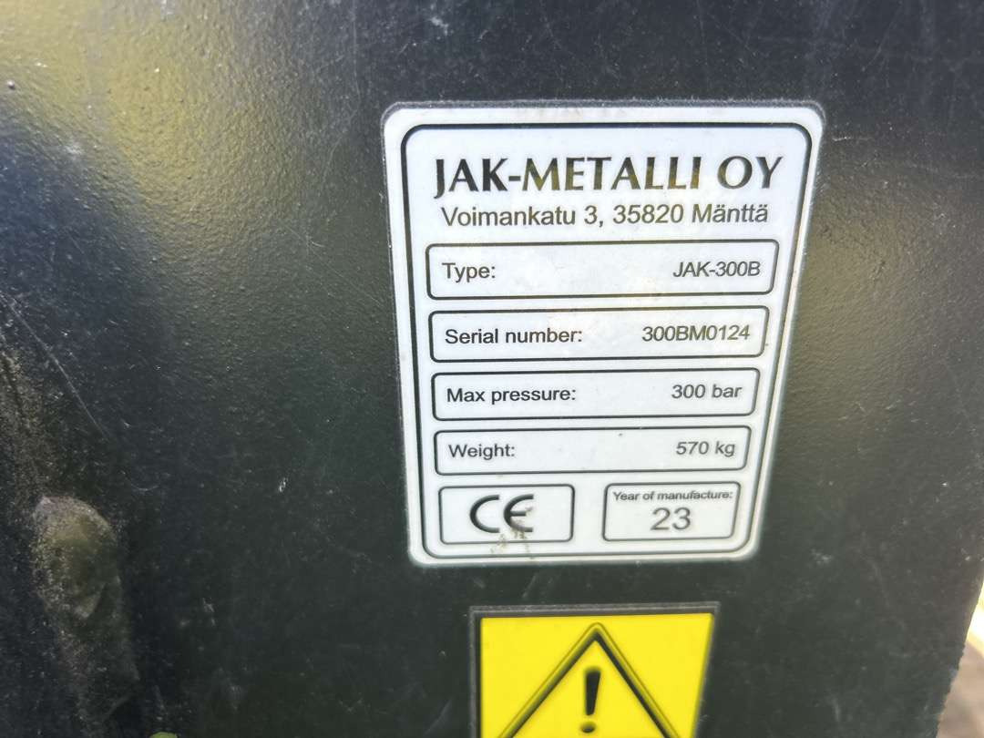 2023 JAK 300B Gravemaskin Tresaksklype m/ S70-feste - Utstyr for Bygg og anlegg: bilde 4 2023 JAK 300B Gravemaskin Tresaksklype m/ S70-feste - Utstyr for Bygg og anlegg: bilde 4